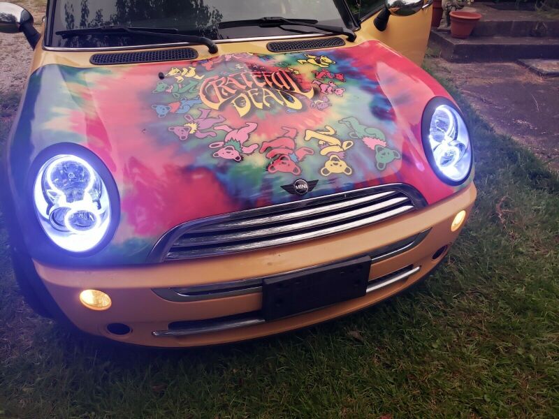 Mini Cooper Headlight Halo Kit - ORACLE Lighting - LED - UV/Purple - `05-`08